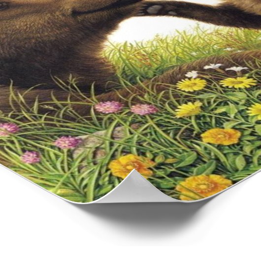 Poster Meilleure maman vintage (Coin)