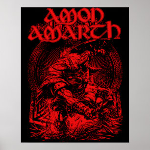 Poster Meilleure Merch of Amon Amarth Band Music Fan Cade