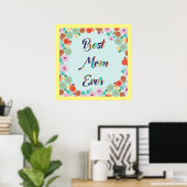 POSTER MEILLEURE MOM JAMAIS (Bureau à domicile)