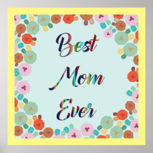 POSTER MEILLEURE MOM JAMAIS