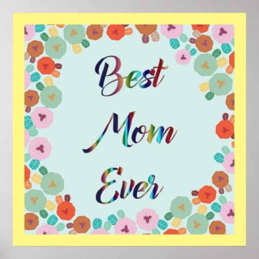 POSTER MEILLEURE MOM JAMAIS (Devant)