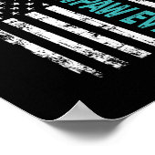 Poster Meilleure pawpaw jamais drapeau américain cadeau p (Coin)