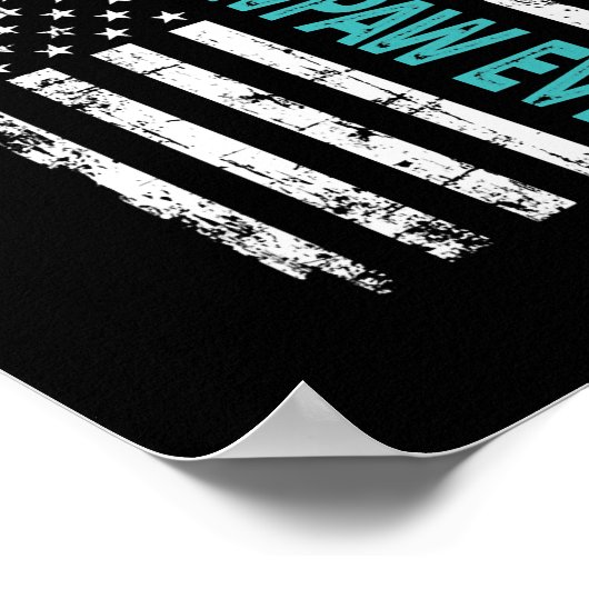 Poster Meilleure pawpaw jamais drapeau américain cadeau p (Coin)