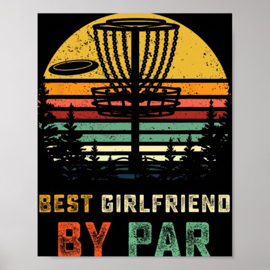 Poster Meilleure petite amie disc golf Gf Frisbees Disk G (Devant)