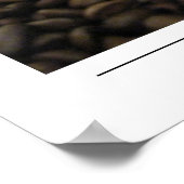 Poster Meilleure Tasse - Envoyer Art de Café (Coin)