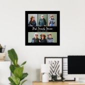 Poster Meilleures Amies Pour Toujours (Bureau à domicile)