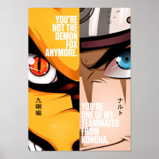 Poster Meilleures Citations D'Anime Sur Les Amis