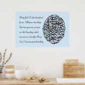 Poster Meilleures peintures islamiques et vecteur (Cuisine)