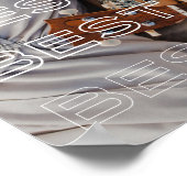 Poster Meilleures photos d'amis et superposition de texte (Coin)