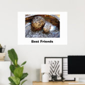 Poster Meilleurs amis (Bureau à domicile)