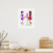 Poster Meilleurs amis et gâteaux (Cuisine)