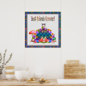 Poster Meilleurs amis pour l'art Pixel (Cuisine)