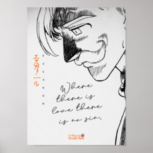 Poster Meilleurs Anime Citation Sur L'Amour Et Le Péché