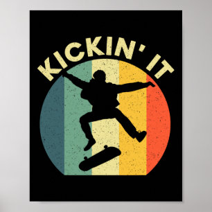 Poster Meilleurs Cadeaux de Patineur Art de Skateboardeur