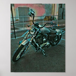 Poster Meilleurs cadeaux motocyclistes