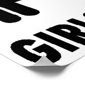 Poster-Meisjesregel Poster (Hoek)