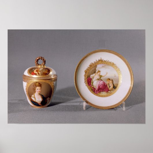 Poster Meissen tasse, couvercle et soucoupe (Devant)