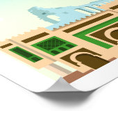 Poster Meknes ville Maroc (Coin)