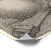 Poster Melancholia I, Engraving par Albrecht Durer (Coin)