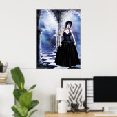 Poster Melancholy Day Dreams Art gothique (Bureau à domicile)