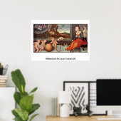 Poster Melancholy Par Lucas Cranach (I) (Bureau à domicile)