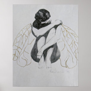 Poster Melancholy, Sadness, Depression, Fairy, Fairy art