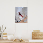 Poster Mélange blanc Labrador Mélange Chien Chien Chien C (Cuisine)