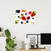 Poster Mélange de Fruits (Bureau à domicile)