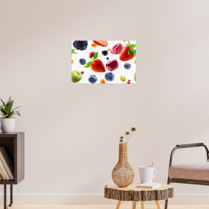 Poster Mélange de Fruits