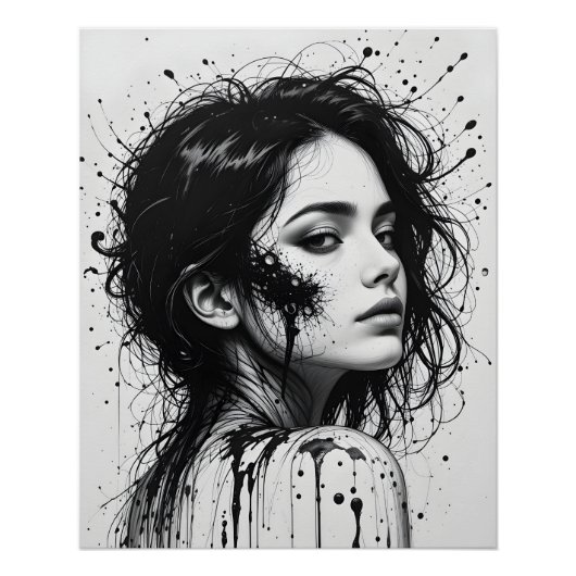 Poster Mélange de Portrait (Devant)