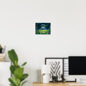 POSTER MÉLANGE DÉCALÉ D'ALIENS, DE PIXIES ET DE FÉES (Bureau à domicile)