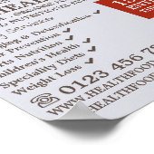 Poster Mélange d'épices, Santé Alimentation Store Publici (Coin)