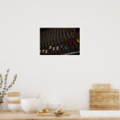 Poster Mélange des ventilateurs de carte (Cuisine)