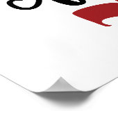 Poster Mélange d'hiver barre de cacao chaud (Coin)