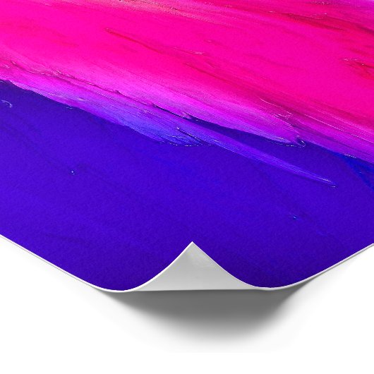 Poster Mélange rose (Coin)