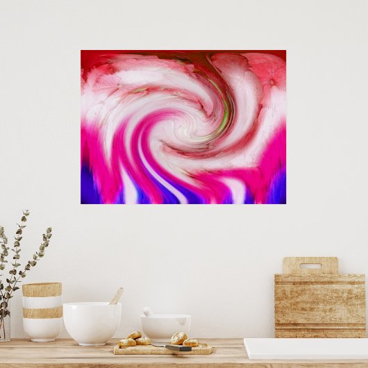 Poster Mélange rose (Cuisine)