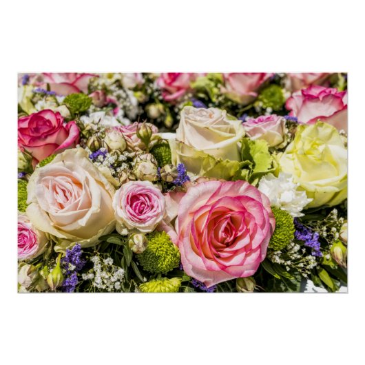 Poster Mélange rose deux (Devant)