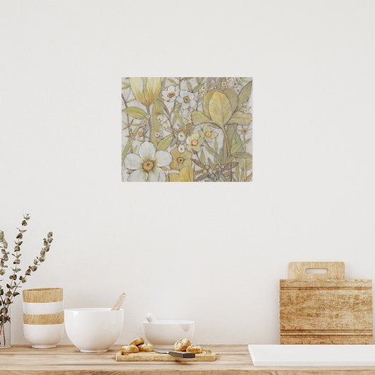 Poster Mélanger floral (Cuisine)