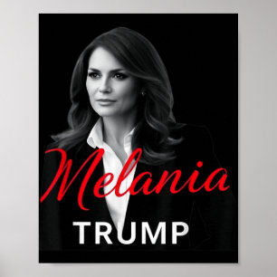 Poster Melania Trump 2025 Première dame Inauguration Phot