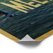 Poster Melbourne Australie (Coin)