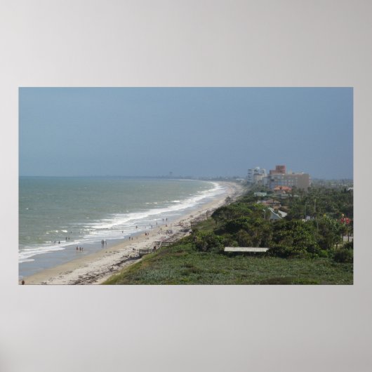 Poster Melbourne Beach (Voorkant)