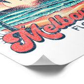 Poster Melbourne Floride (Coin)