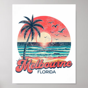 Poster Melbourne Floride 