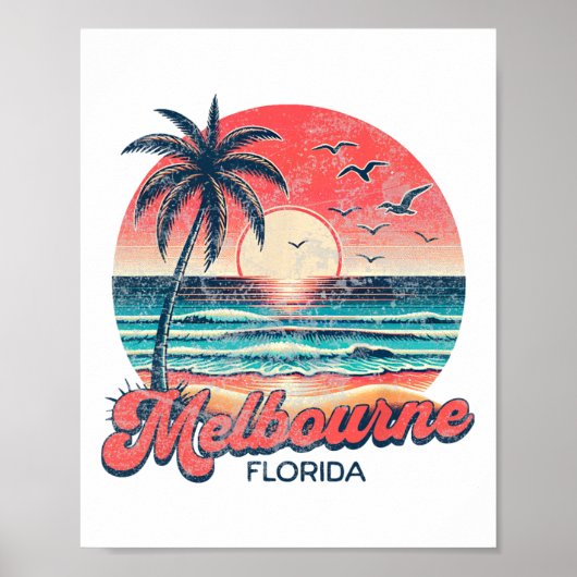 Poster Melbourne Floride (Devant)