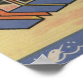 Poster Melbourne, Floride - Scènes de grandes lettres (Coin)