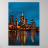 Poster Melbourne la nuit (Devant)