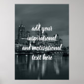 Poster Melbourne la nuit (Devant)