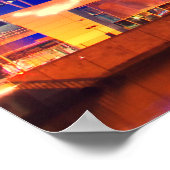 Poster Melbourne la nuit (Coin)