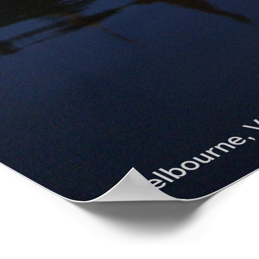 Poster Melbourne Skyline (Coin)