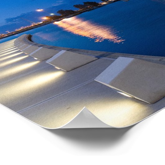 Poster Melbourne, Victoria, Australie (Coin)